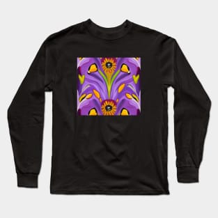 Beautifull Wildflower Pattern Long Sleeve T-Shirt